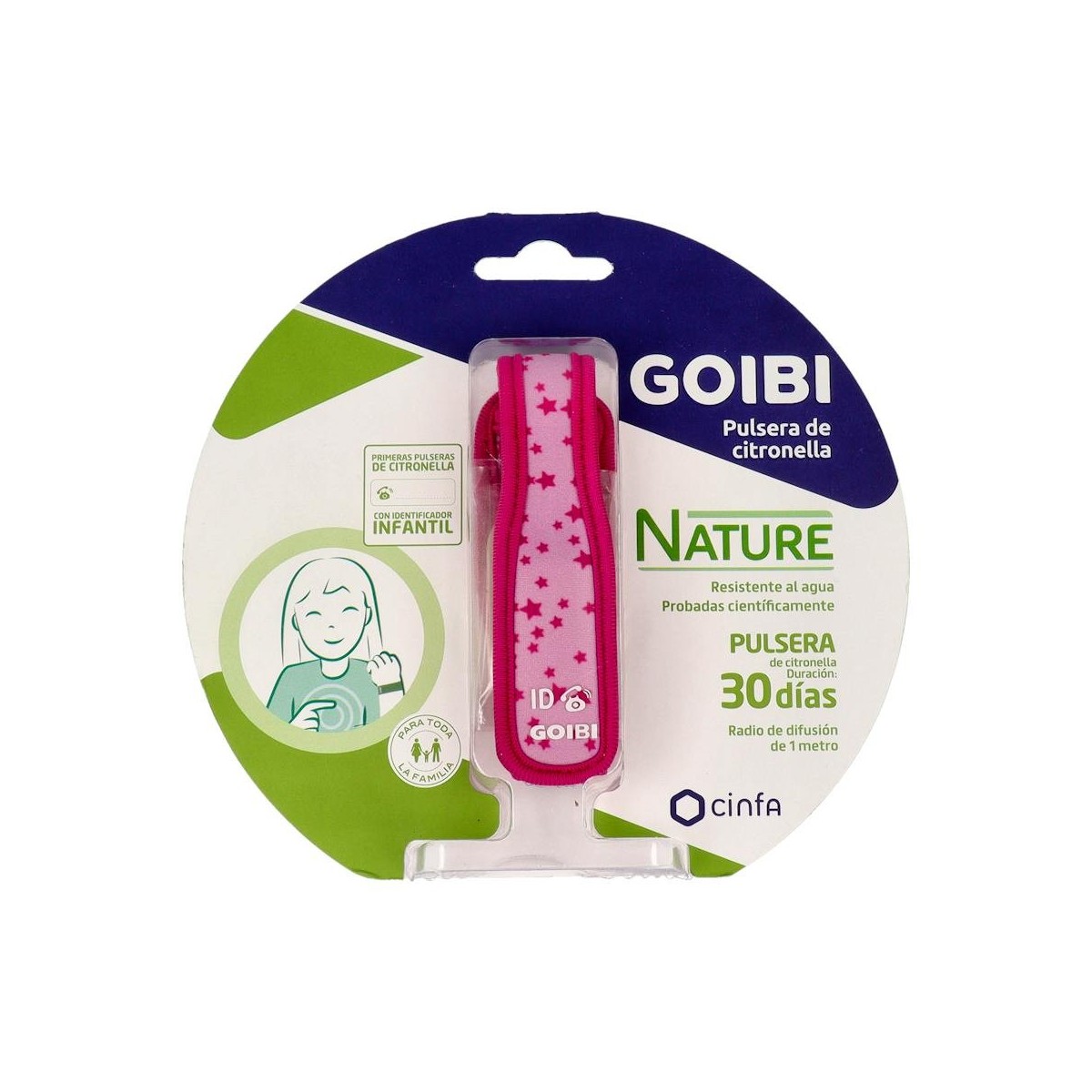 GOIBI PULSERA MOSQ ESTRELLAS + 2 RECAM INF