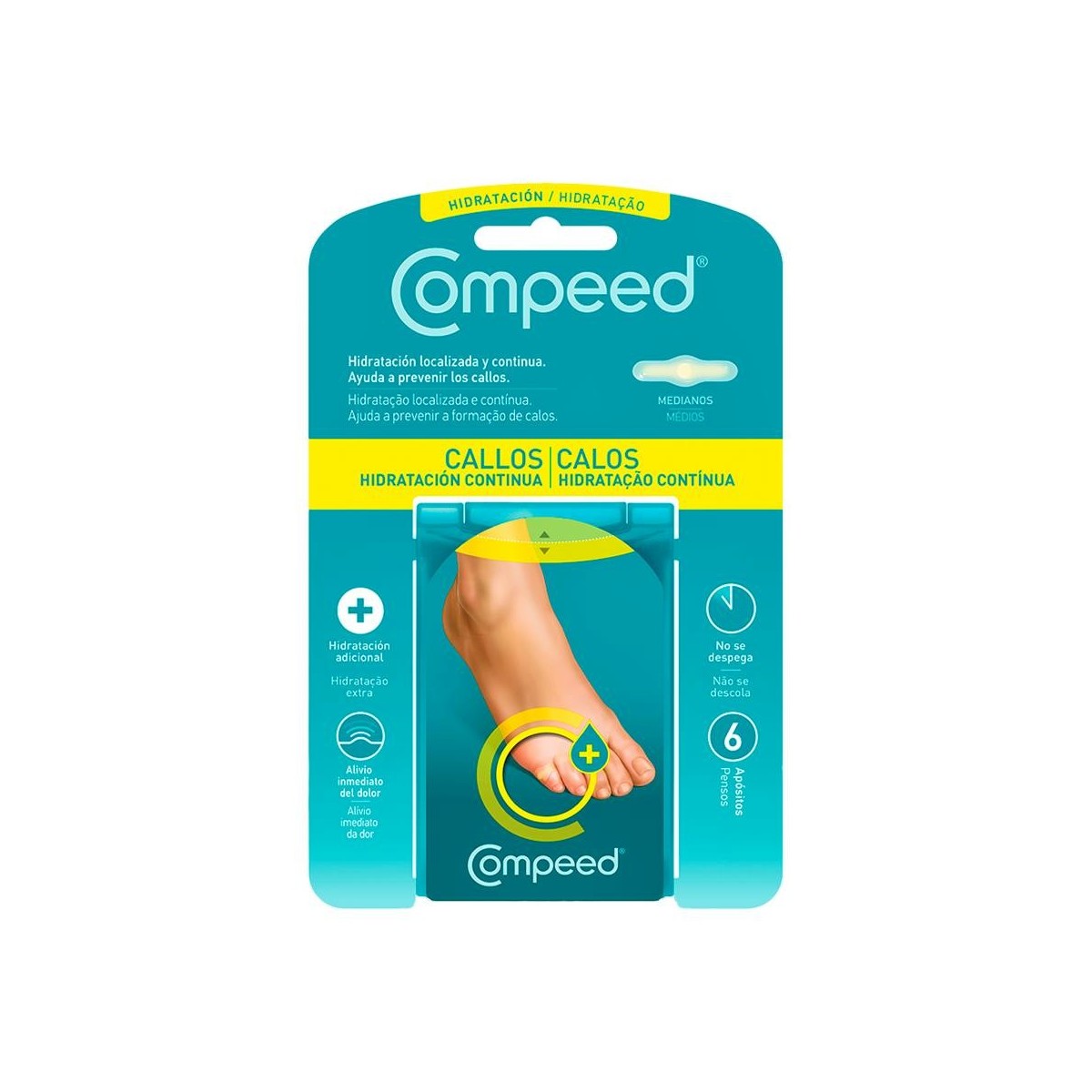 COMPEED CALLOS HIDRATACION CONTINUA 6 UN
