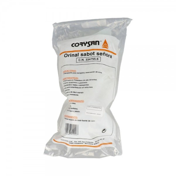 Orinal Corysan Sabot Sra Boca-Ancha S/Tapa C/Asa