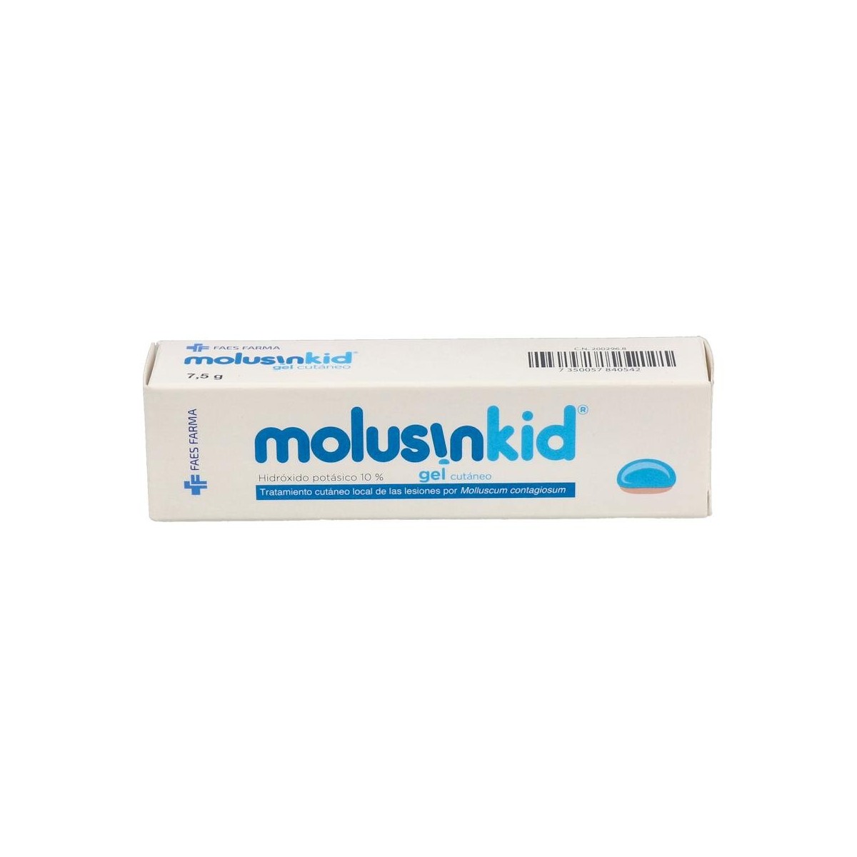Molusinkid Gel Cutaneo Koh10 7,5 G