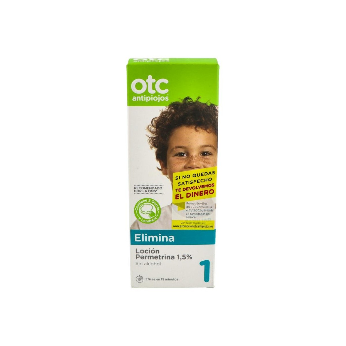 Otc Antipiojos Permet Locion 1,5% 200 Ml