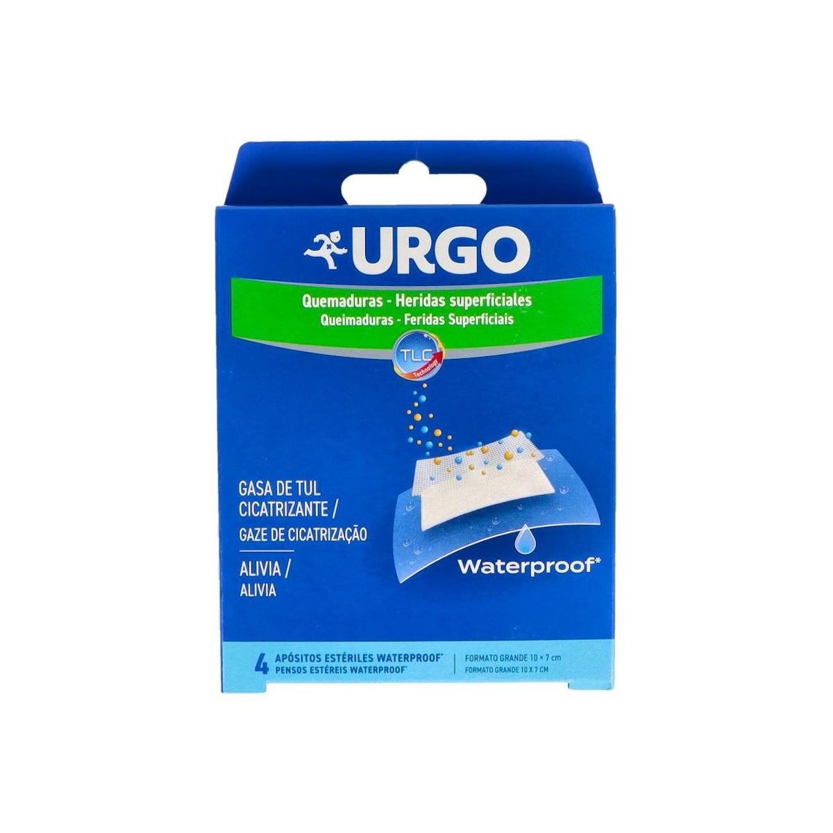 Urgo Quemaduras Waterproof 10X7Cm 4Apositos