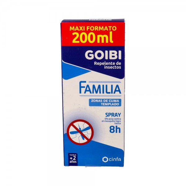 GOIBI FAMILIA REPELENTE DE INSECTOS SPRAY 200 ML