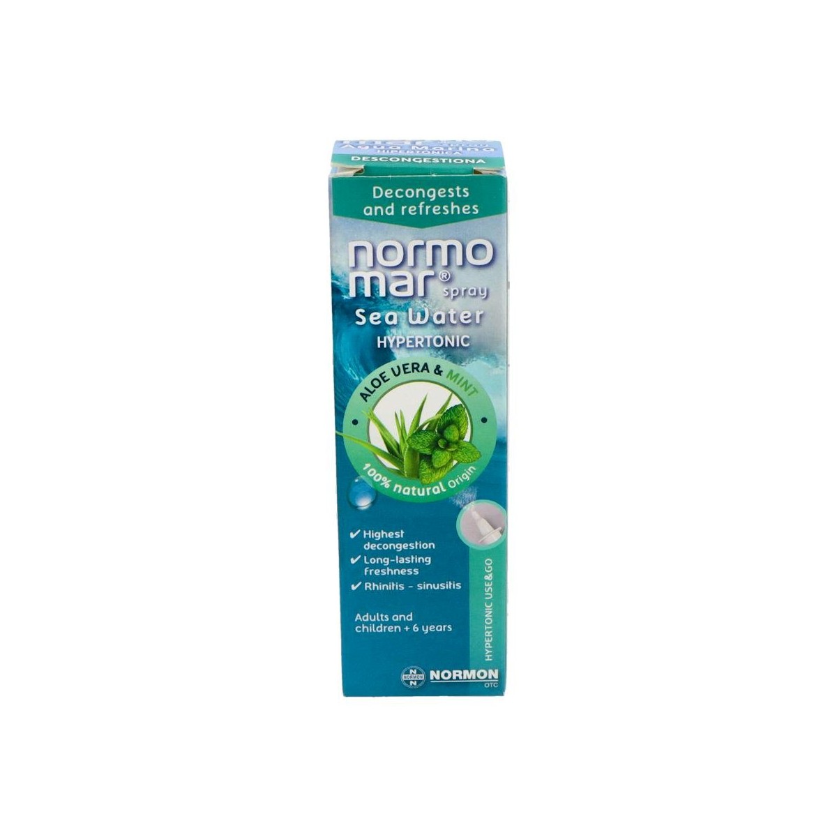 Normomar Spray Use&Go Descong. Aloe Menta 30Ml