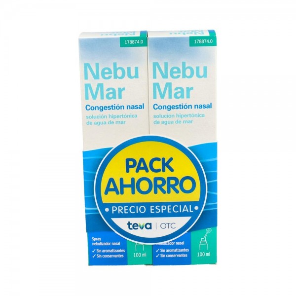 Nebumar Congestion Nasal - Duplo Sol. Hipertonica De Agua...