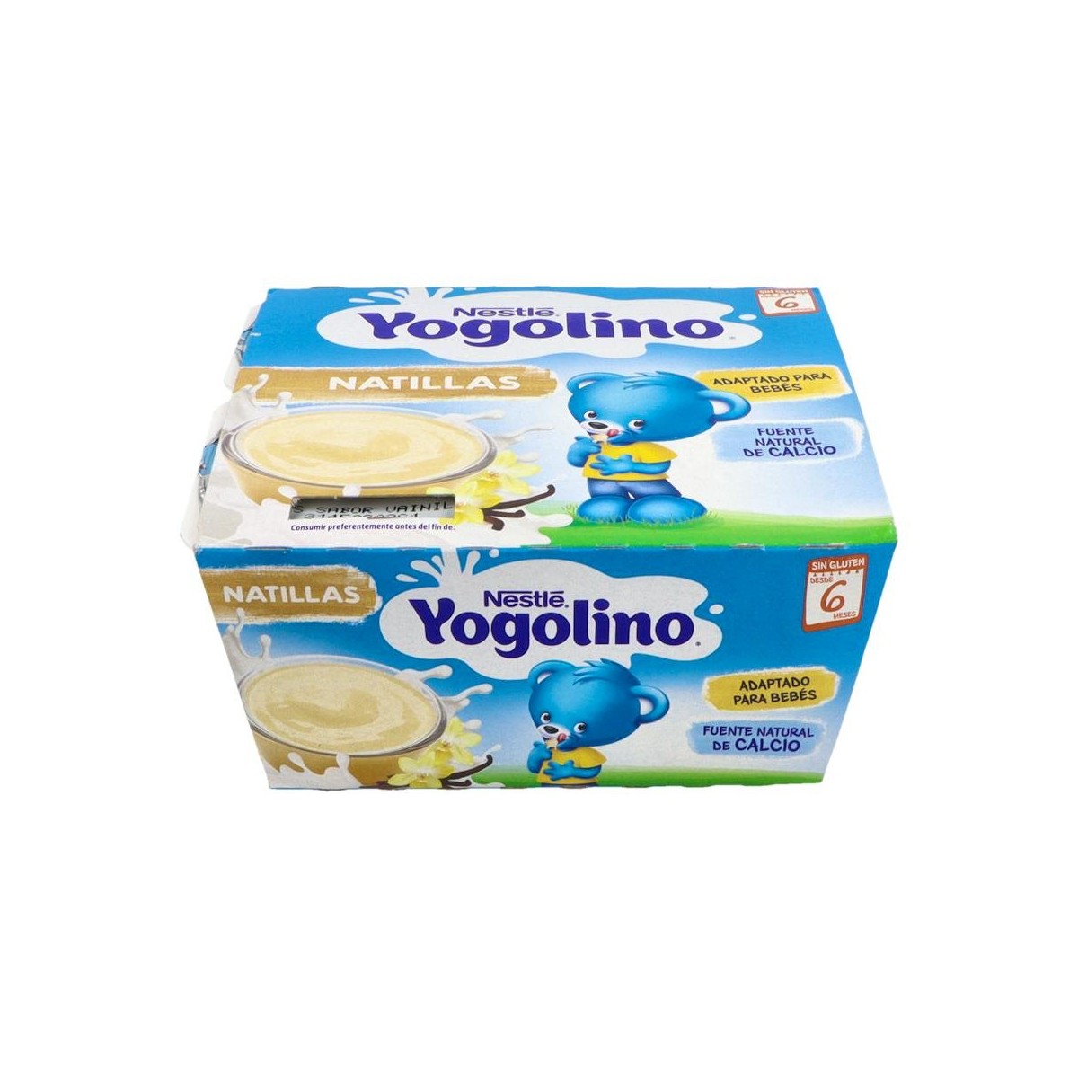 Yogolino Natillas Vanilla 4X100G