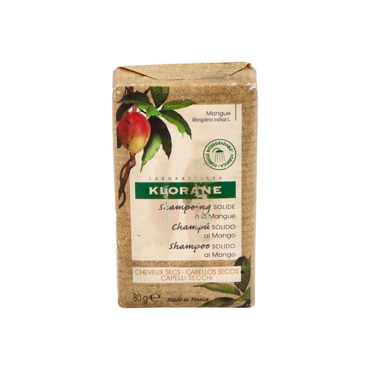 Klorane Champú sólido al Mango Nutrición...
