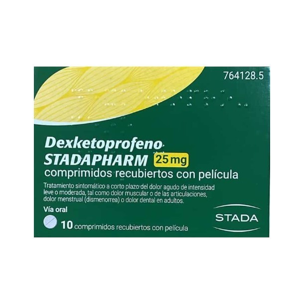 DEXKETOPROFENO STADAPHARM 25 MG 10 COMPRIMIDOS...