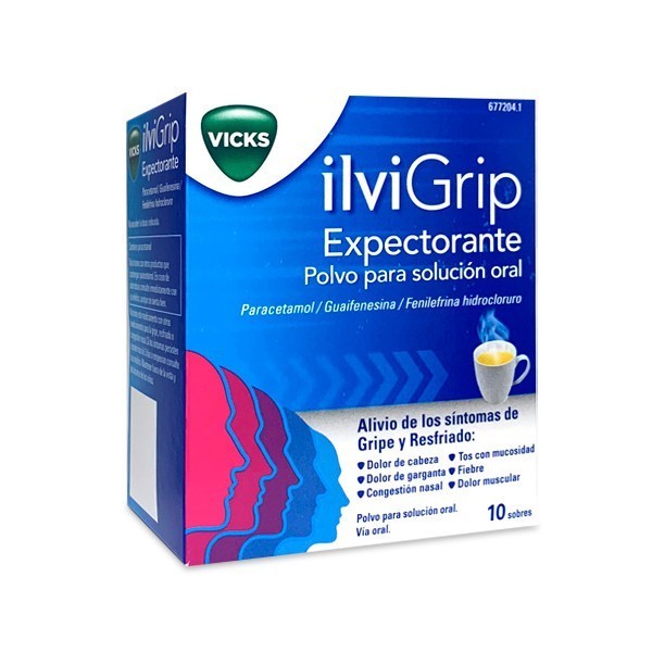 ILVIGRIP EXPECTORANTE POLVO PARA SOLUCION ORAL 10 SOBRES