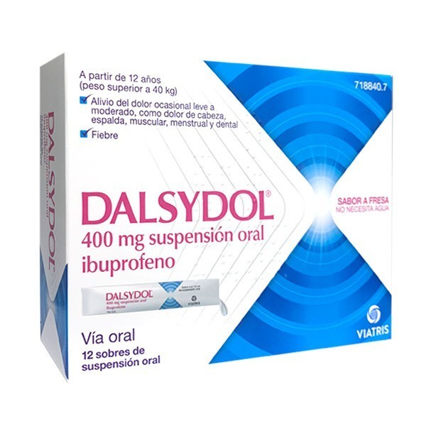 DALSYDOL 400 MG SUSPENSION ORAL 12 SOBRES