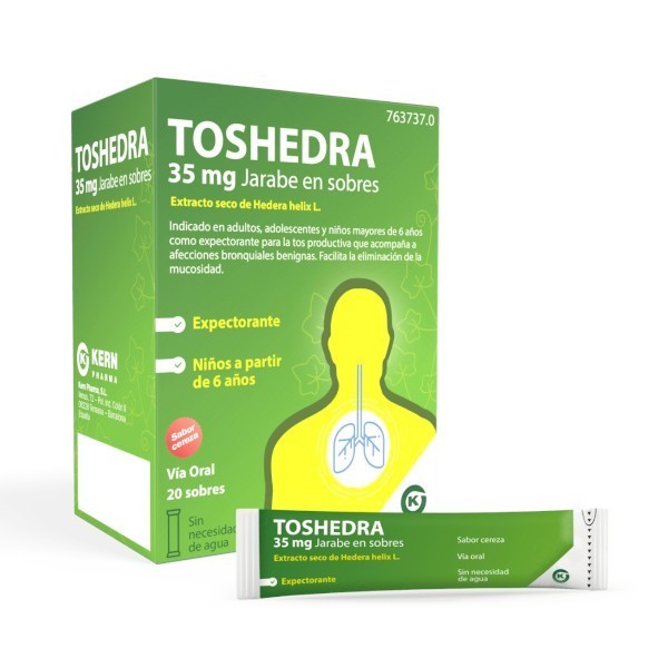 TOSHEDRA 35 MG JARABE 20 SOBRES