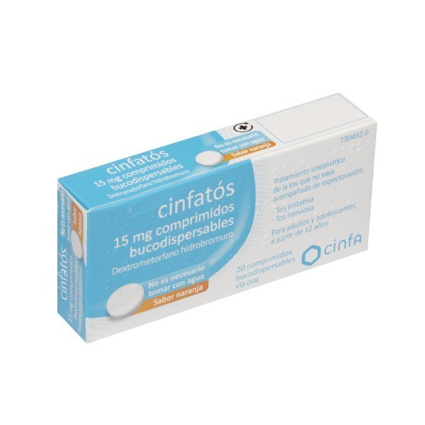 CINFATOS 15 MG COMPRIMIDOS BUCODISPERSABLES