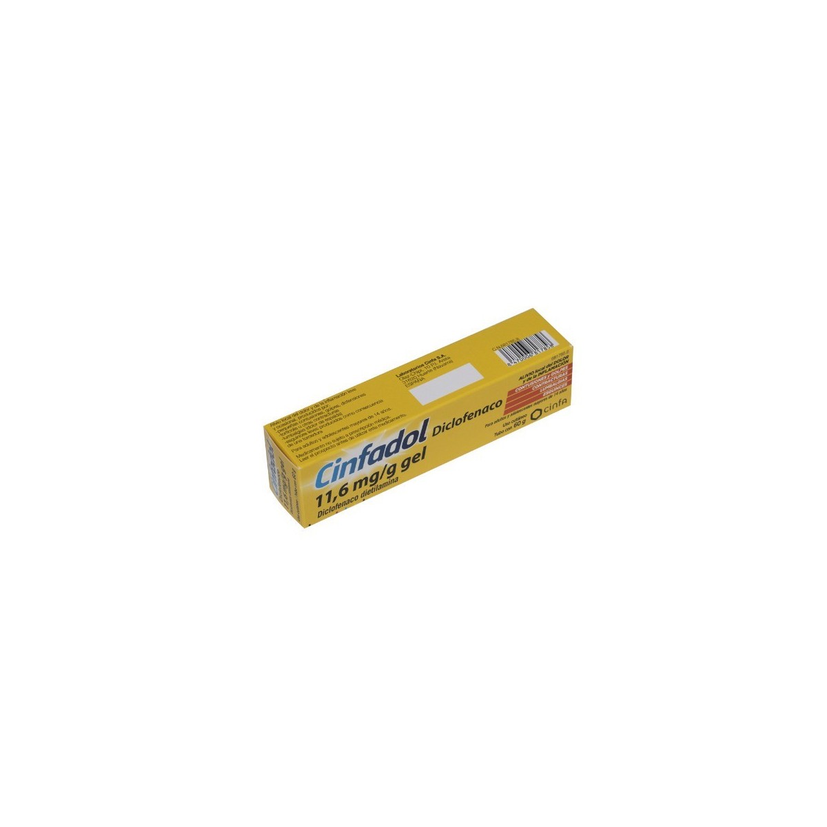CINFADOL 11,6 MG/G GEL