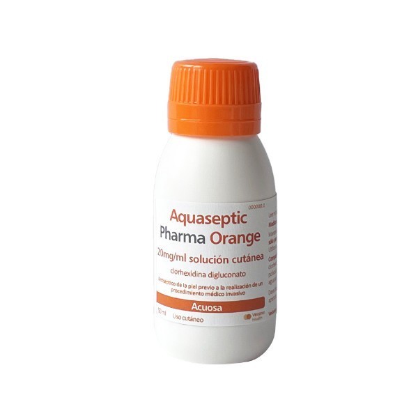 AQUASEPTIC PHARMA ORANGE 20 MG/ML SOLUCIÓN CUTÁNEA