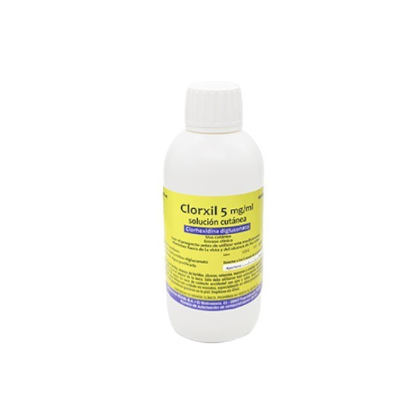 CLORXIL 5 MG/ML SOLUCION CUTANEA