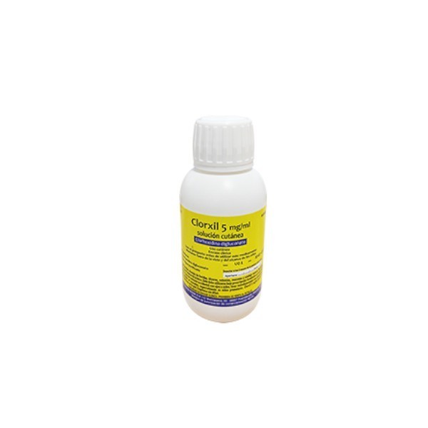 CLORXIL 5 MG/ML SOLUCION CUTANEA