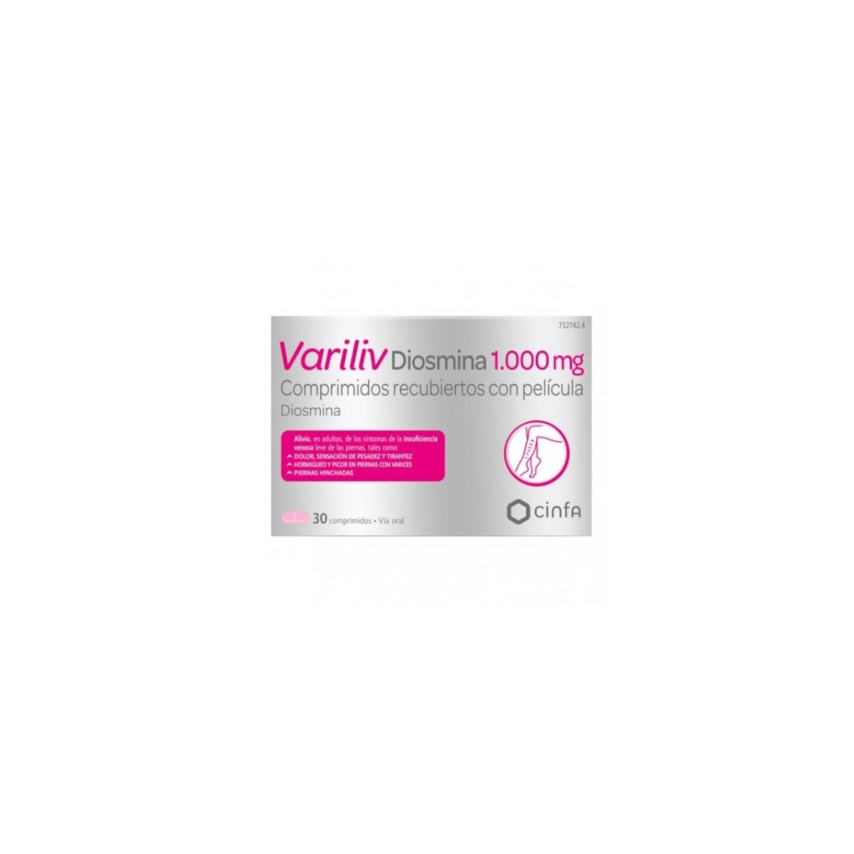 VARILIV DIOSMINA 1.000 MG 30 COMPRIMIDOS...