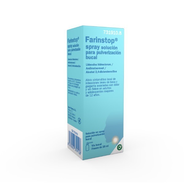 FARINSTOP SPRAY SOLUCION PARA PULVERIZACION BUCAL