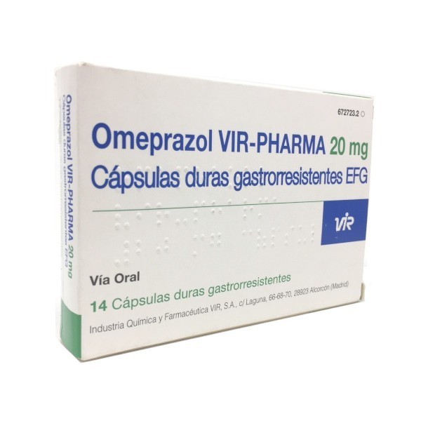 IMPROZOL 20 MG CAPSULAS DURAS GASTRORRESISTENTES EFG