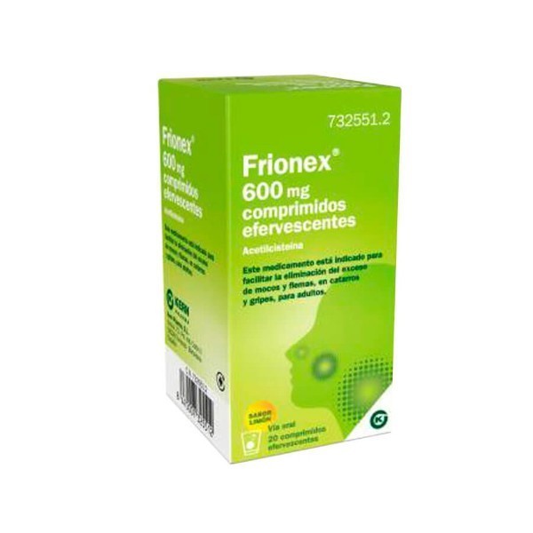 FRIONEX 600 MG COMPRIMIDOS EFERVESCENTES