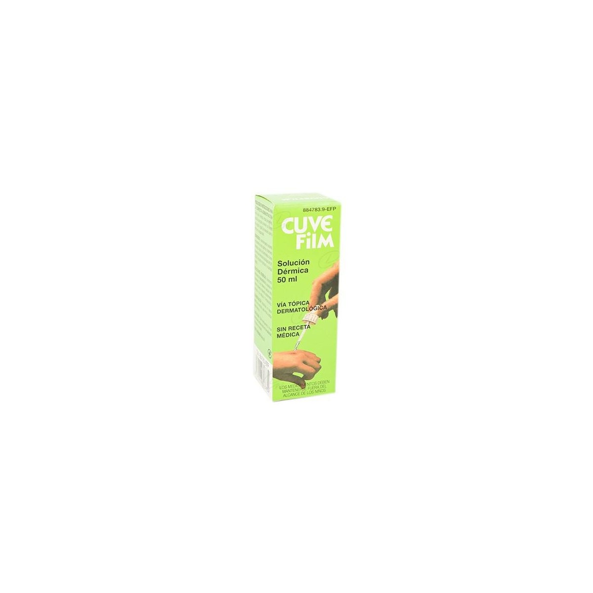 CUVEFILM 10 MG/ML SOLUCION CUTANEA