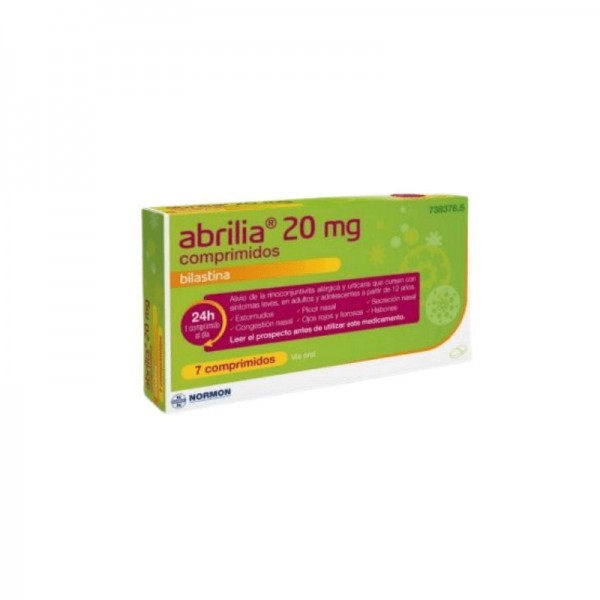 ABRILIA 20 MG COMPRIMIDOS EFG