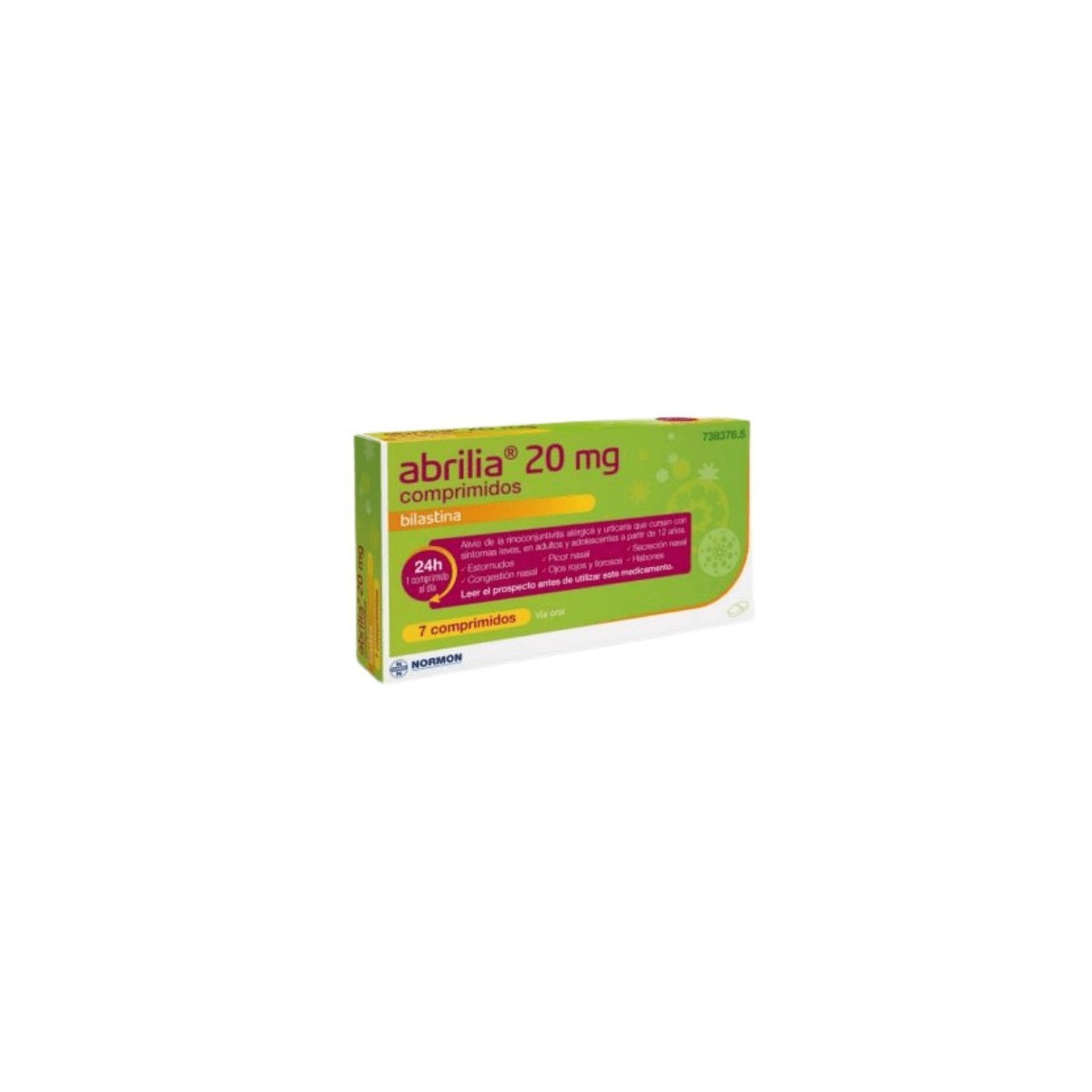ABRILIA 20 MG COMPRIMIDOS EFG