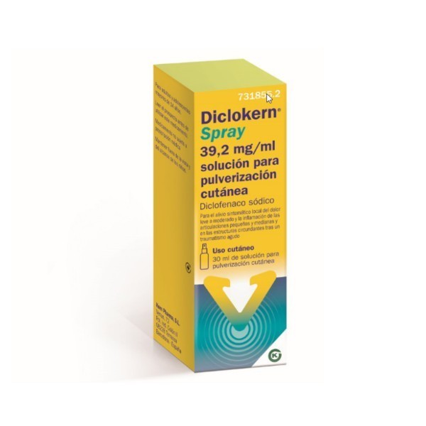 DICLOKERN SPRAY 39,2 MG/ML SOLUCION PARA PULVERIZACION...