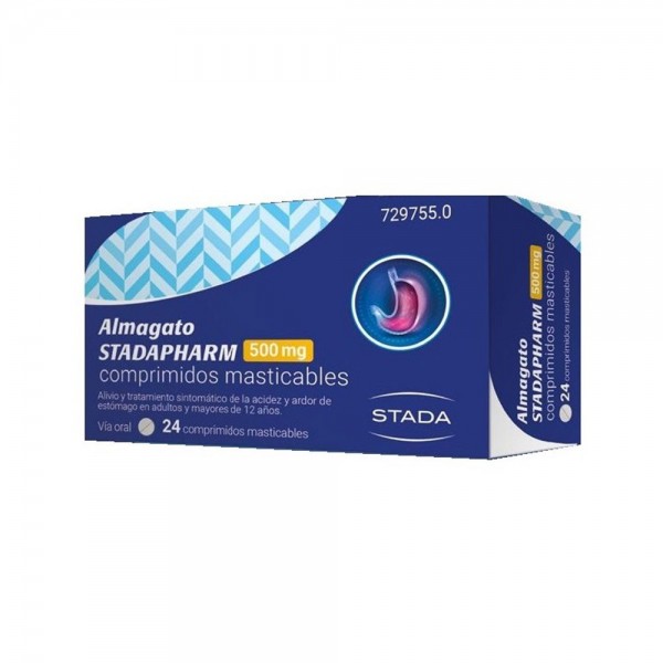 ALMAGATO STADAPHARM 500 mg COMPRIMIDOS MASTICABLES