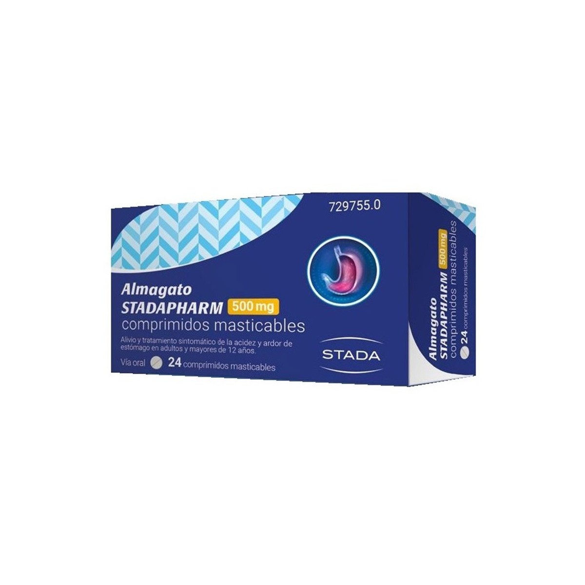 ALMAGATO STADAPHARM 500 mg COMPRIMIDOS MASTICABLES