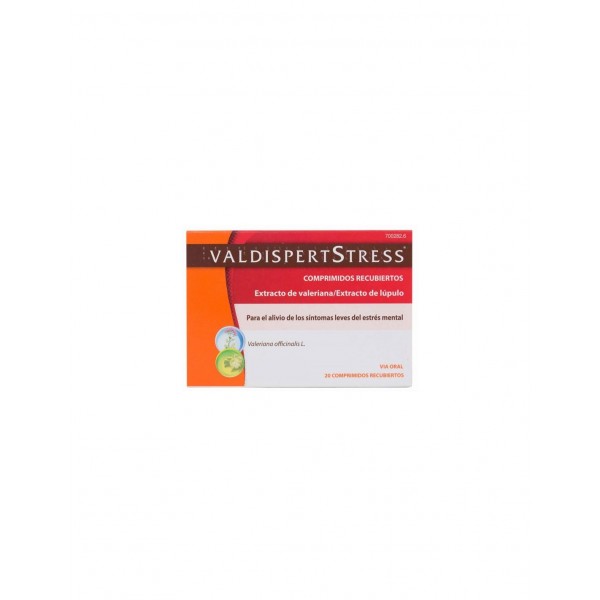 VALDISPERTSTRESS COMPRIMIDOS RECUBIERTOS, 20 comprimidos