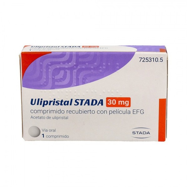 ULIPRISTAL STADA 30 mg COMPRIMIDO RECUBIERTO CON PELICULA...