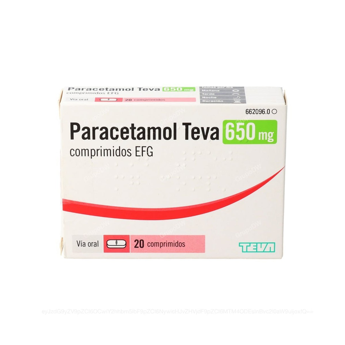 PARACETAMOL TEVA-RIMAFAR 650 mg COMPRIMIDOS EFG