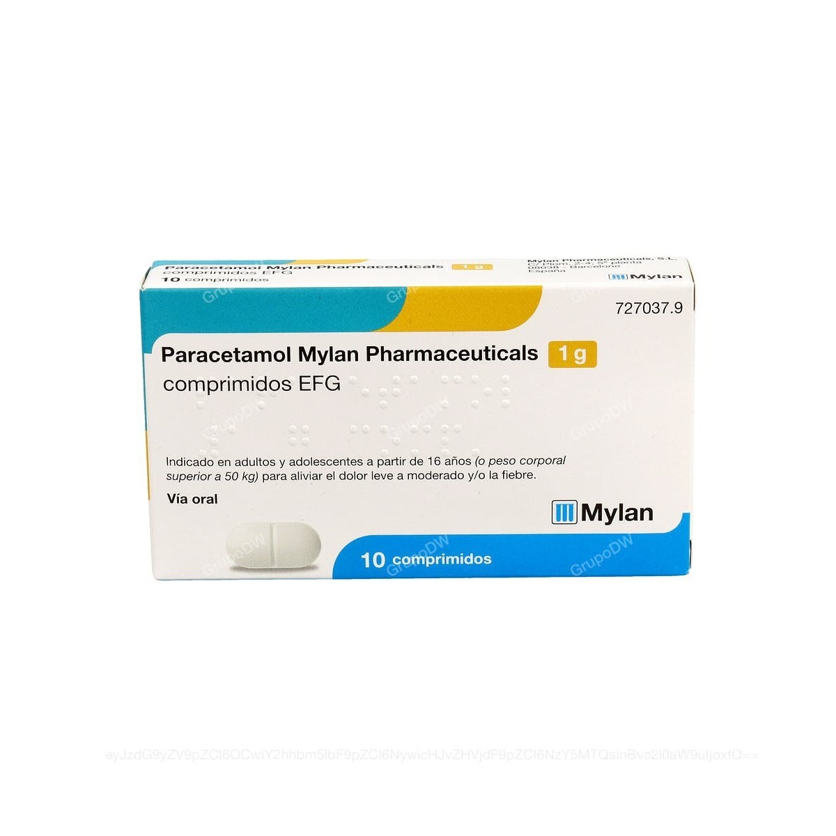 PARACETAMOL MYLAN PHARMACEUTICALS 1 g...