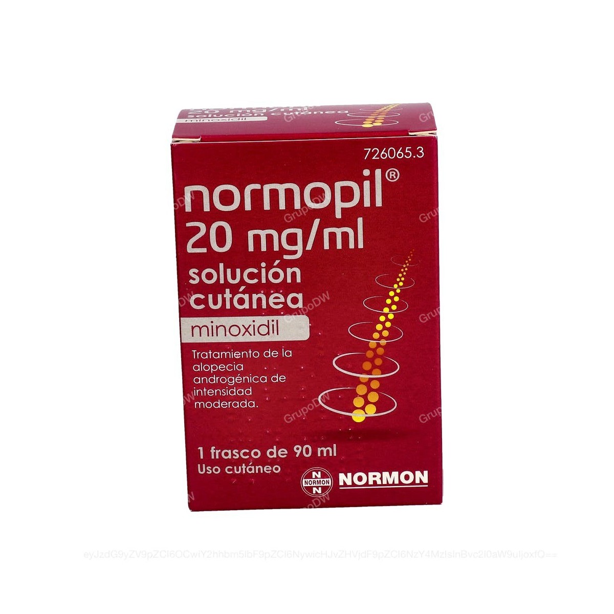 NORMOPIL 20 mg/ml SOLUCION CUTANEA, 1 frasco de...