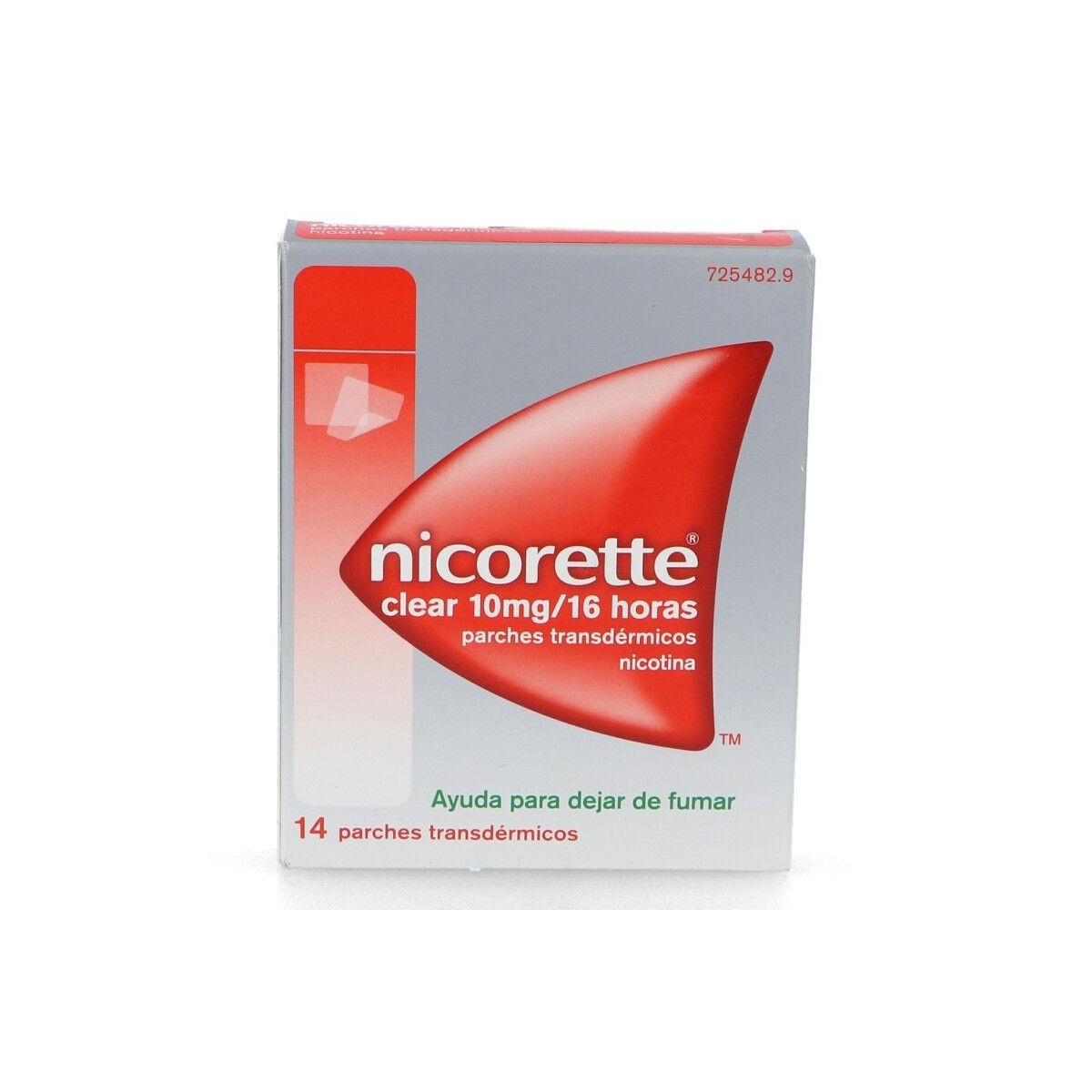NICORETTE CLEAR 10 mg/16 HORAS PARCHES...