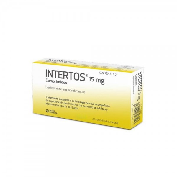 INTERTOS 15 mg COMPRIMIDOS