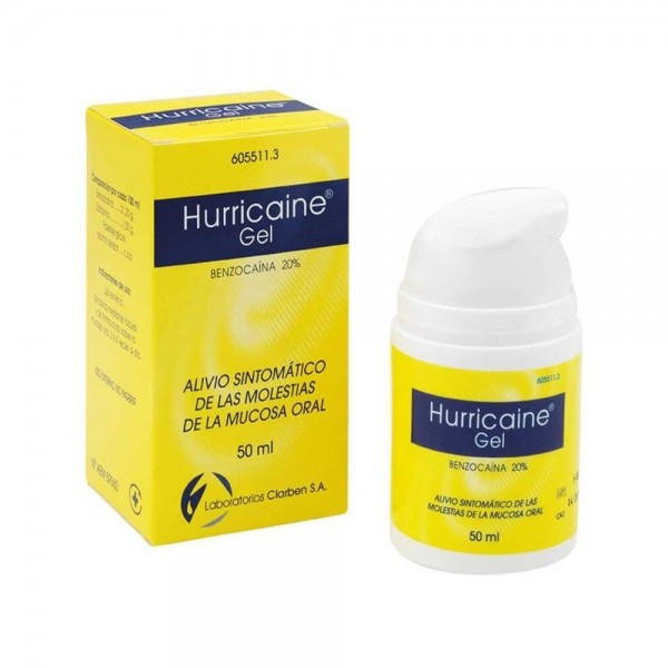 HURRICAINE 200 mg/g GEL BUCAL
