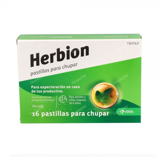 HERBION PASTILLAS PARA CHUPAR