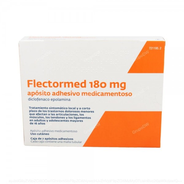 FLECTORMED 180 mg APOSITO ADHESIVO MEDICAMENTOSO