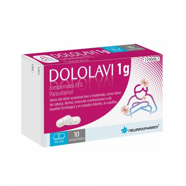 DOLOLAVI 1g COMPRIMIDOS