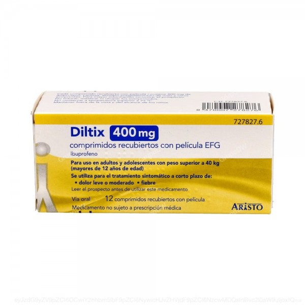 DILTIX 400 mg COMPRIMIDOS RECUBIERTOS CON PELICULA EFG