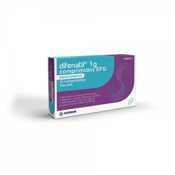 DIFENATIL 1 g COMPRIMIDOS EFG