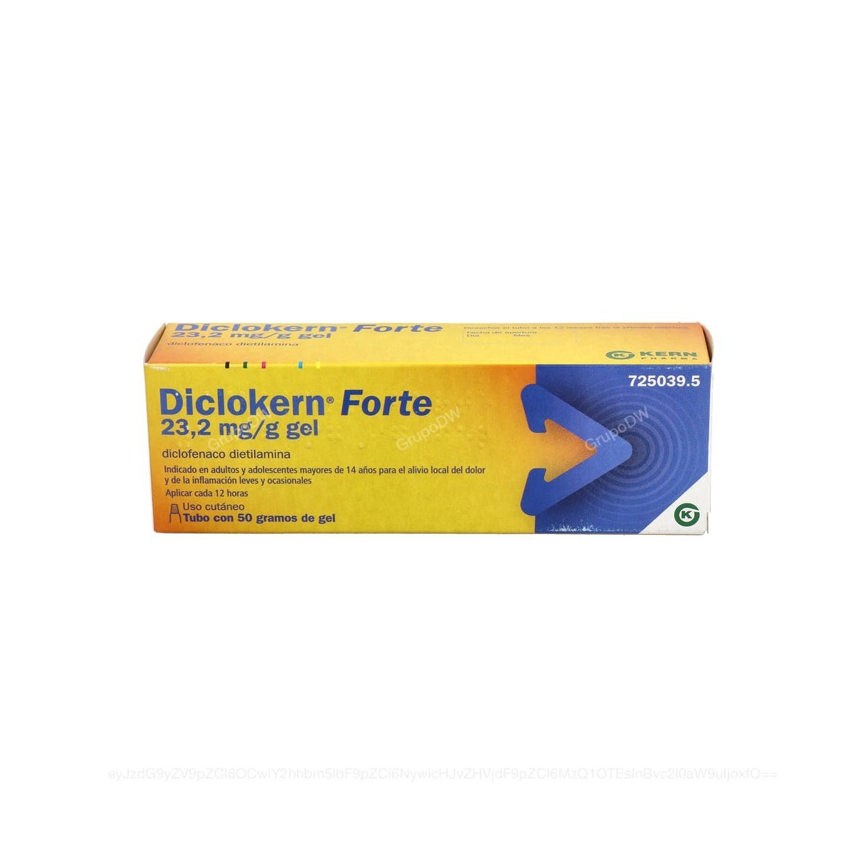 DICLOKERN FORTE 23,2 mg/g GEL, 1 tubo con 50 g...