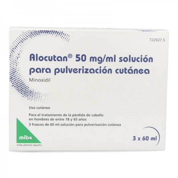 ALOCUTAN 50 mg/ml SOLUCION PARA PULVERIZACION CUTANEA