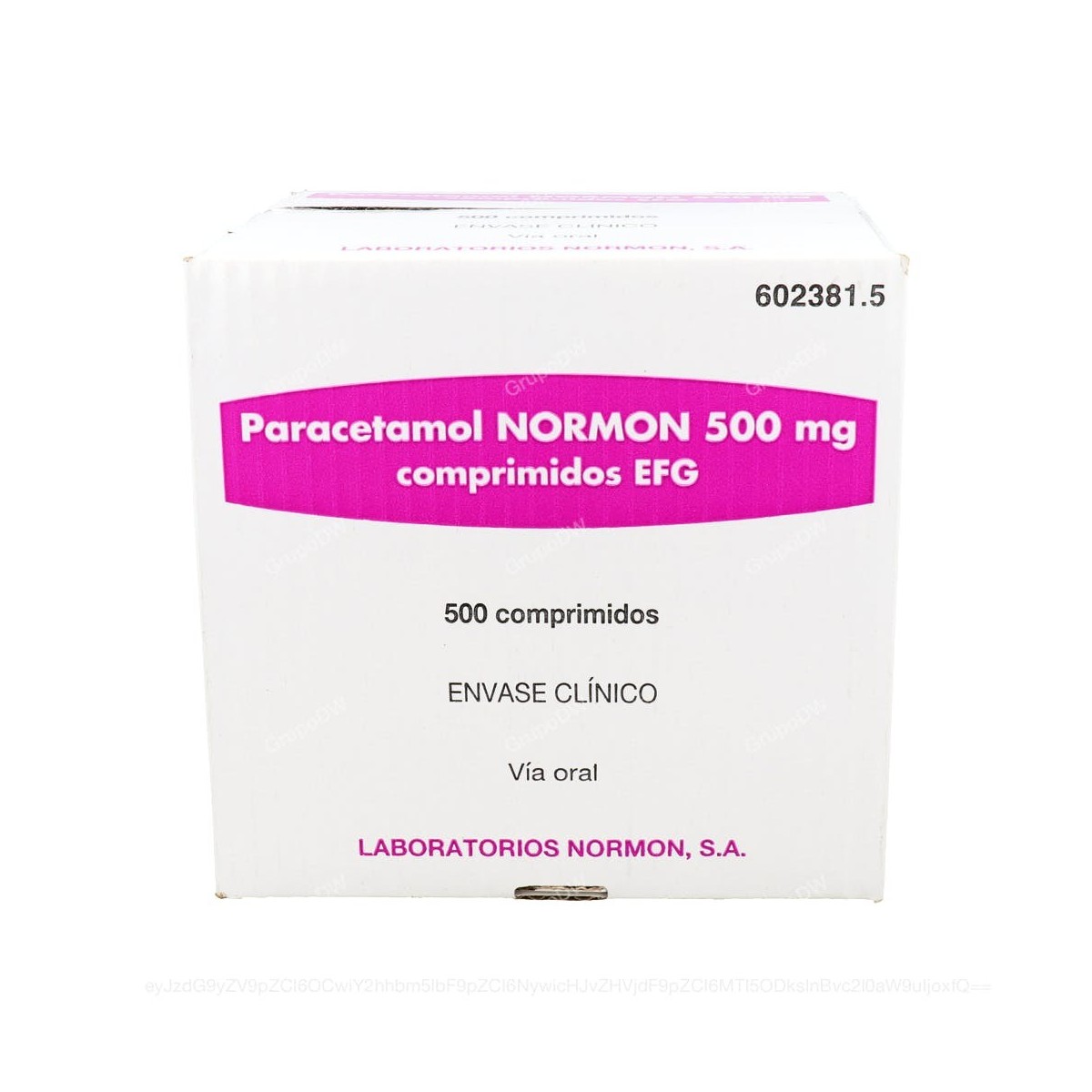 PARACETAMOL NORMON 500 mg COMPRIMIDOS EFG