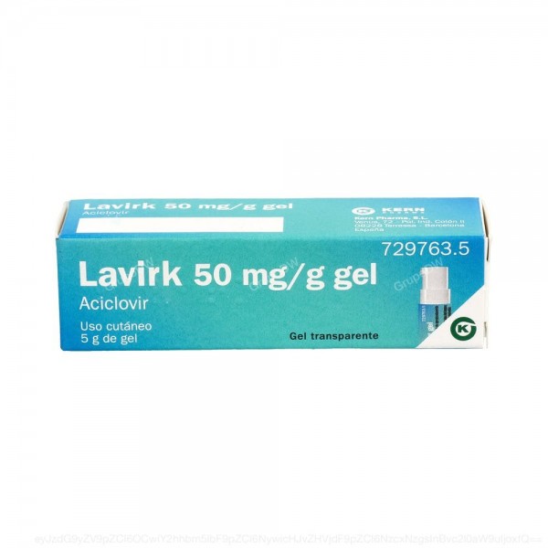 LAVIRK 50 mg/g GEL