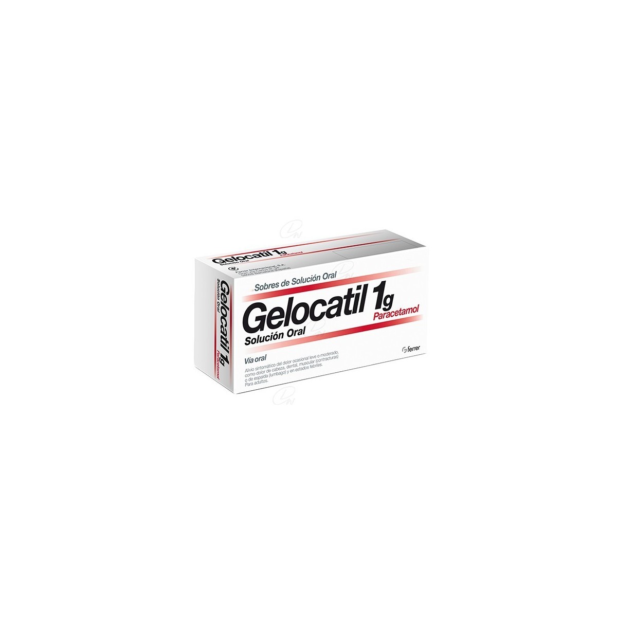 GELOCATIL 1 g SOLUCION ORAL