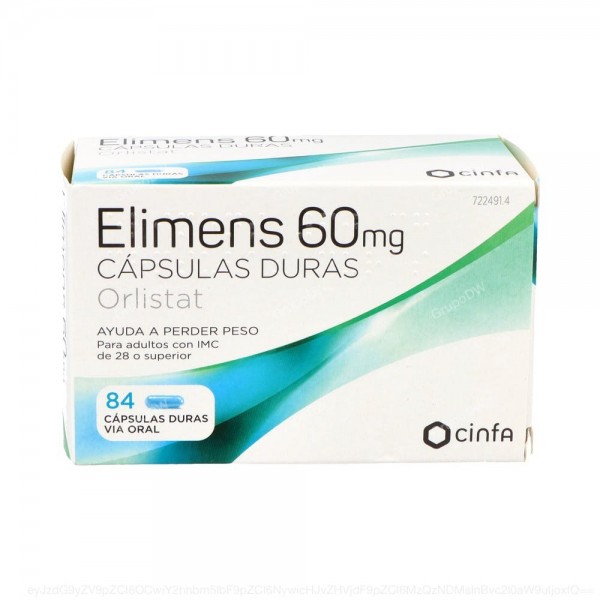 ELIMENS 60 mg CAPSULAS DURAS