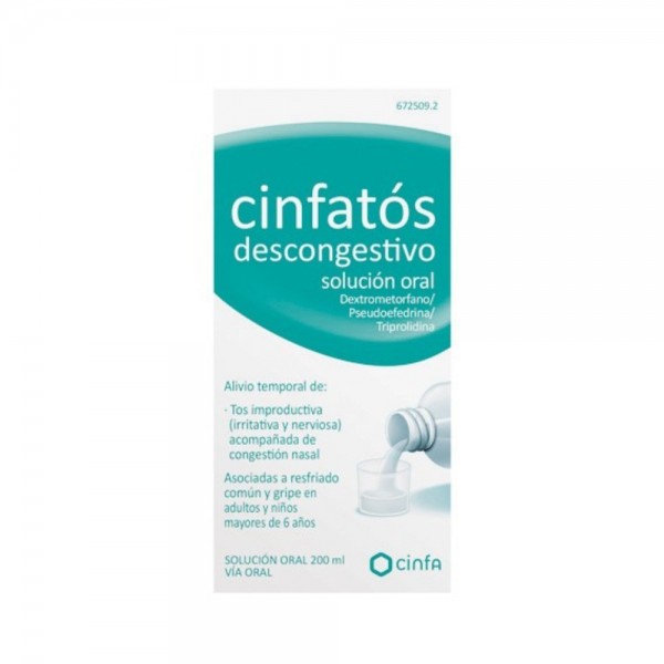 CINFATOS DESCONGESTIVO SOLUCION ORAL, 200 ml
